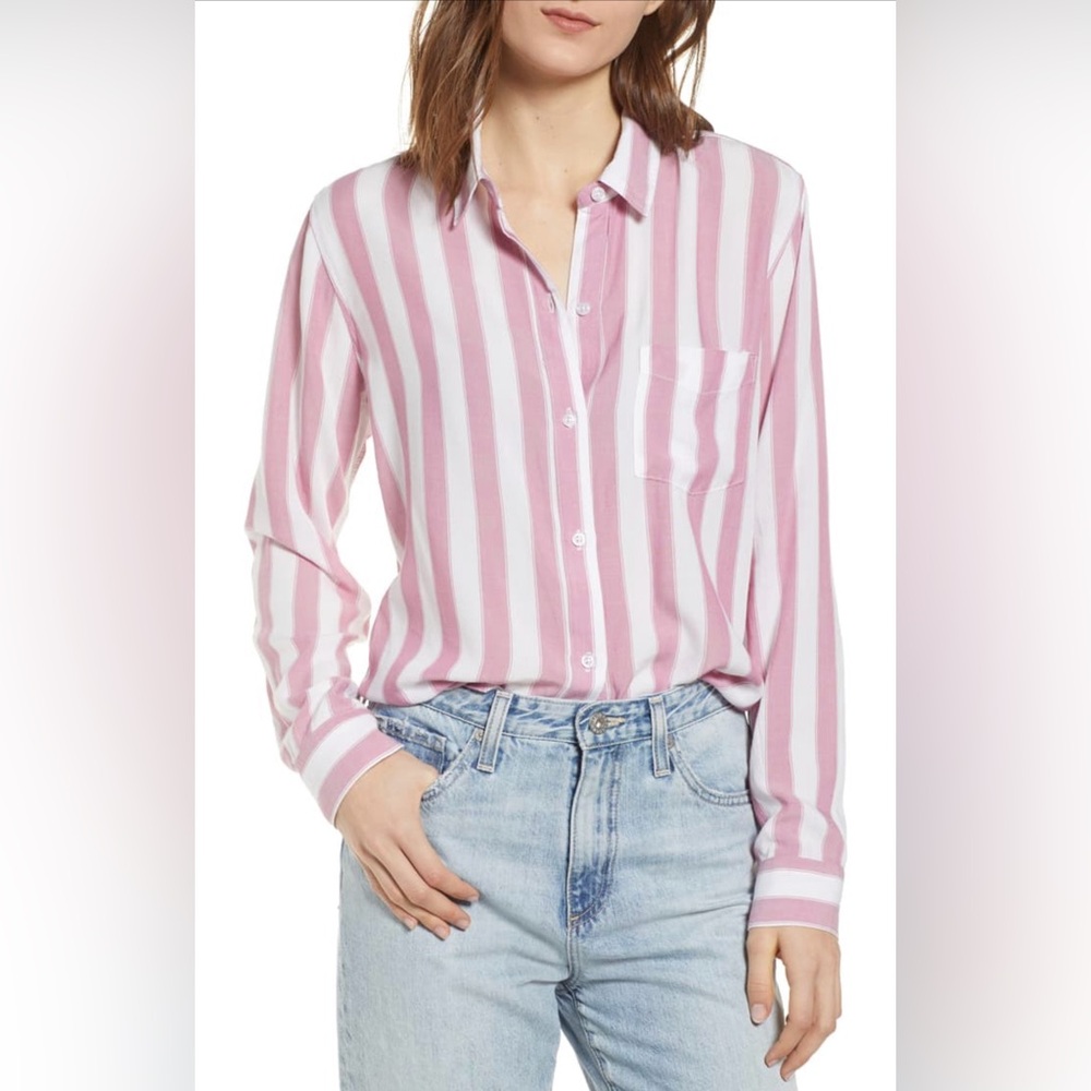 Rails Dana Bali Stripe button up shirt (XS)